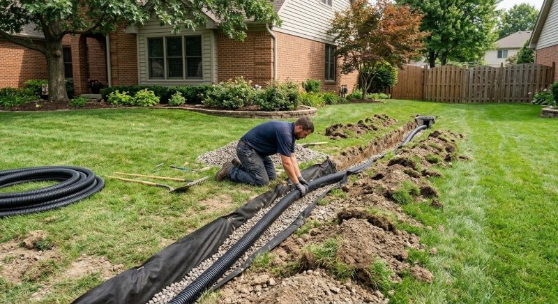 Porch Drainage Installation in Tuscaloosa, AL